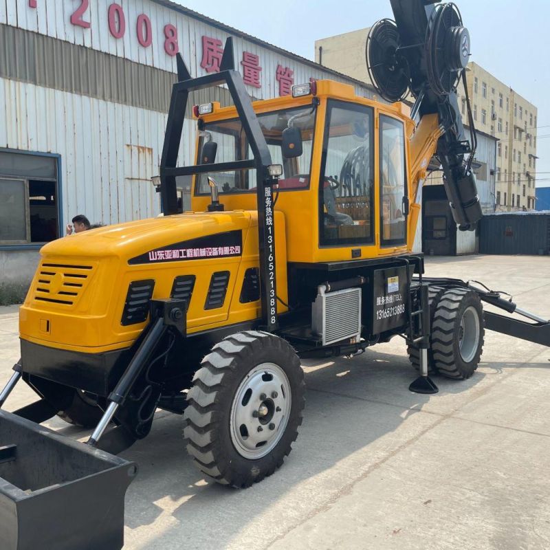 Crawler Rotary Used Piling Machine Bored Tractor Portable Drilling Rig