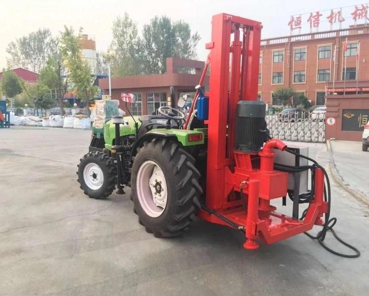 150m Depth Tractor Mounted Water Well Drilling Rig Price