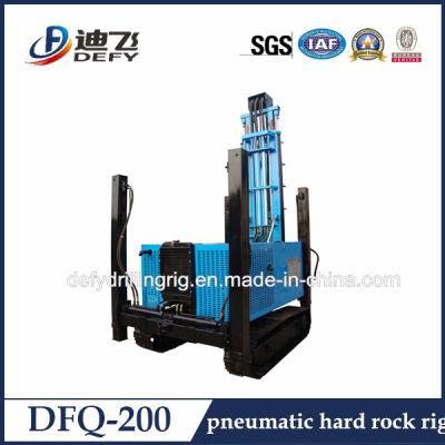 2022 Hot Sale Dfq-200 Portable Rotary Mountain Blast Hole Drilling Rig