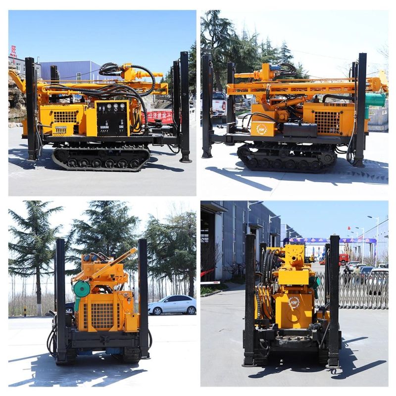 High Efficient Rotating Speed 40rpm Pneumatic Water Well Drilling Rig with Good Price