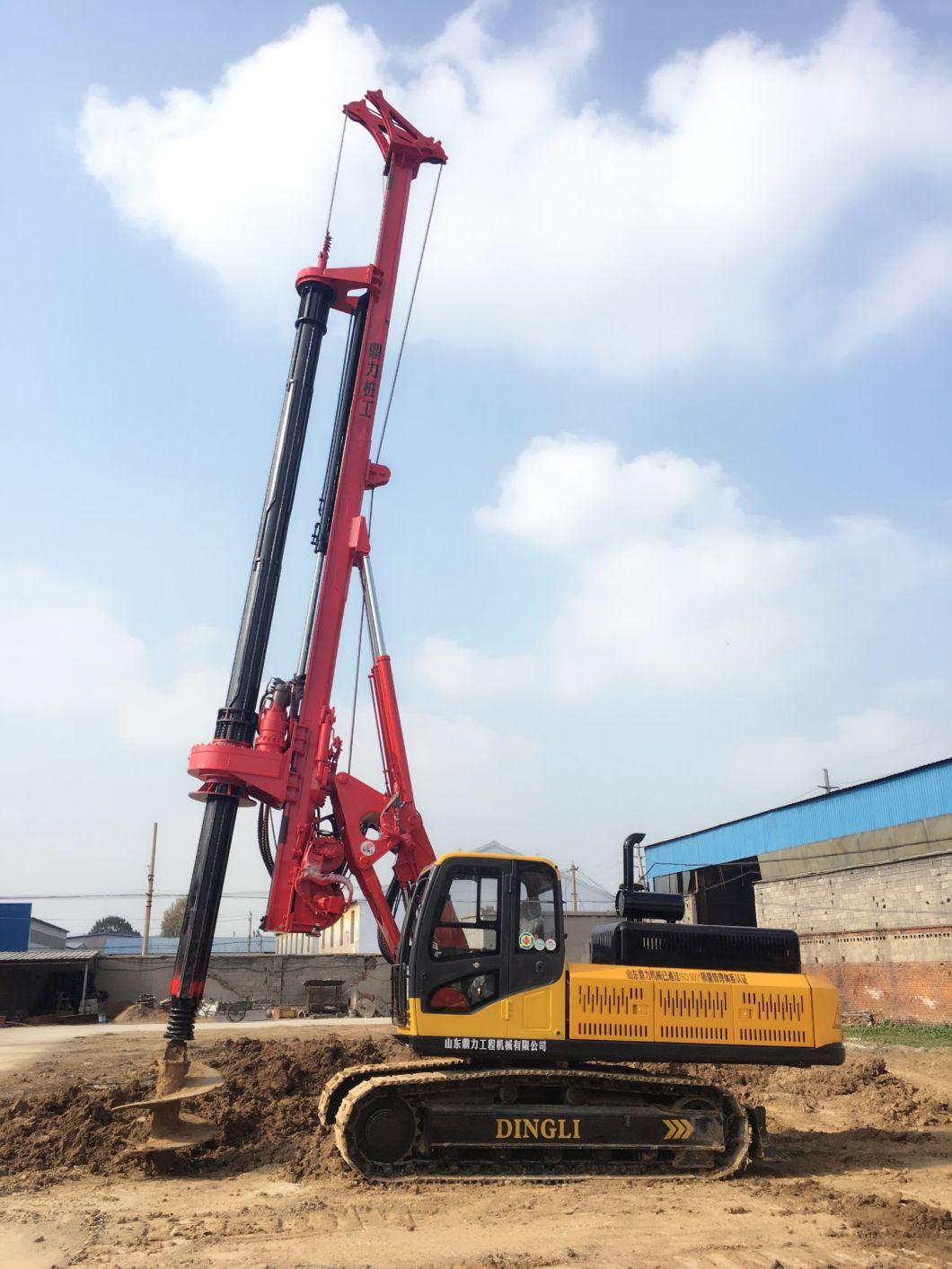 Pile Driver Mini Bore Well Pile Machine Used Piling Rig for Sale Dr-100 for 20m Depth