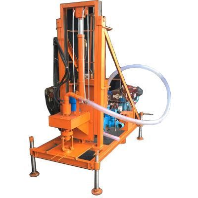 High Power Diesel Telescopic Cylinder Water Well Rotary Drilling Rig