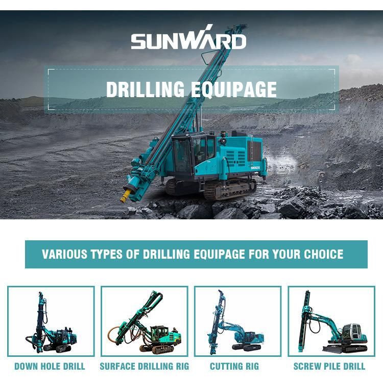 Sunward Swdh89A Hydraulic Drilling Rig Truck Mounted Borehole Prices at Good Price