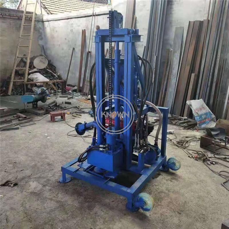 22HP Diesel Deep Water Well Drilling Machine 100m Hydraulic Mine Drilling Rig Hole Borehole Drill Machines
