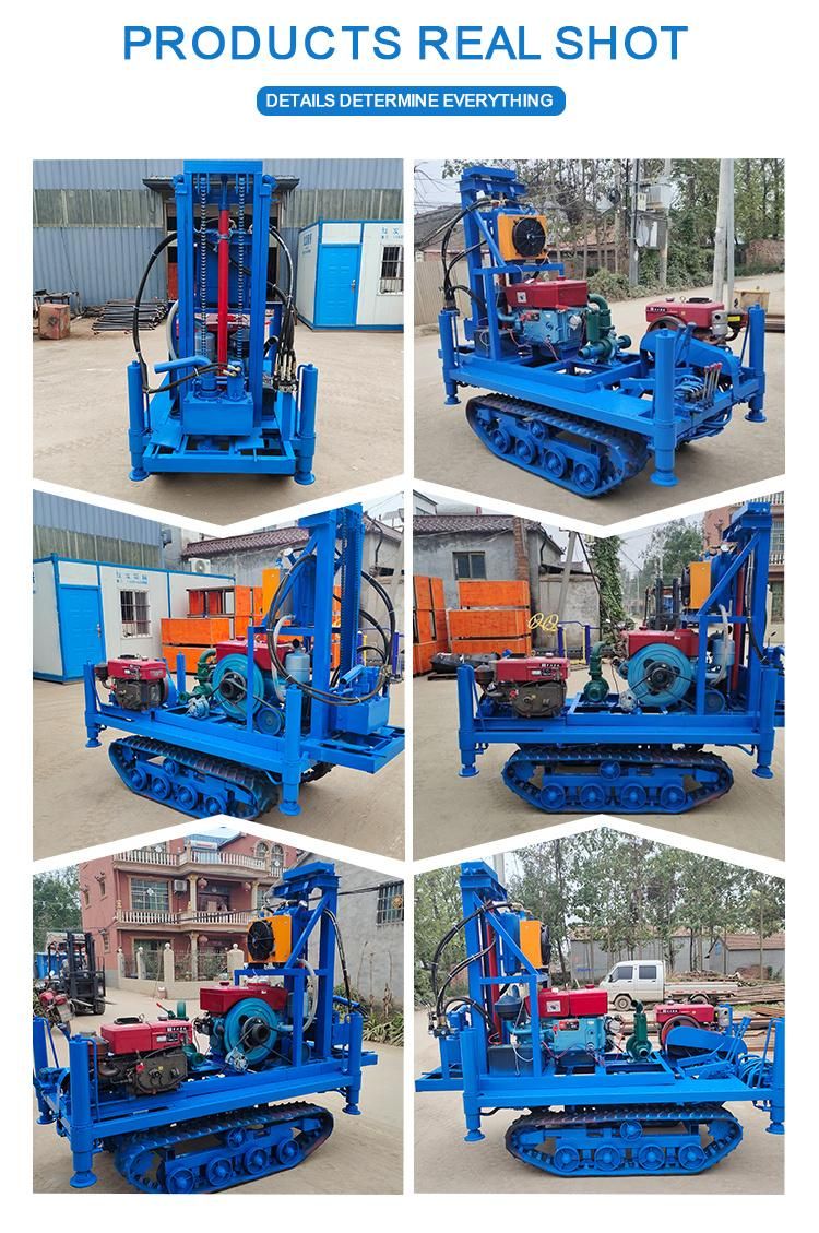 Bore Hole Machine Water Well Drilling Rig for Rock Drill