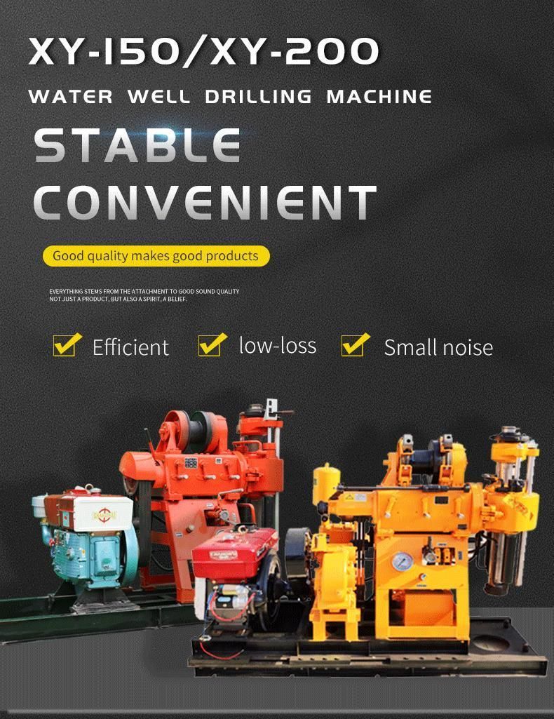 Xy Hydraulic Bore Well Drilling Machine Borehole Rig