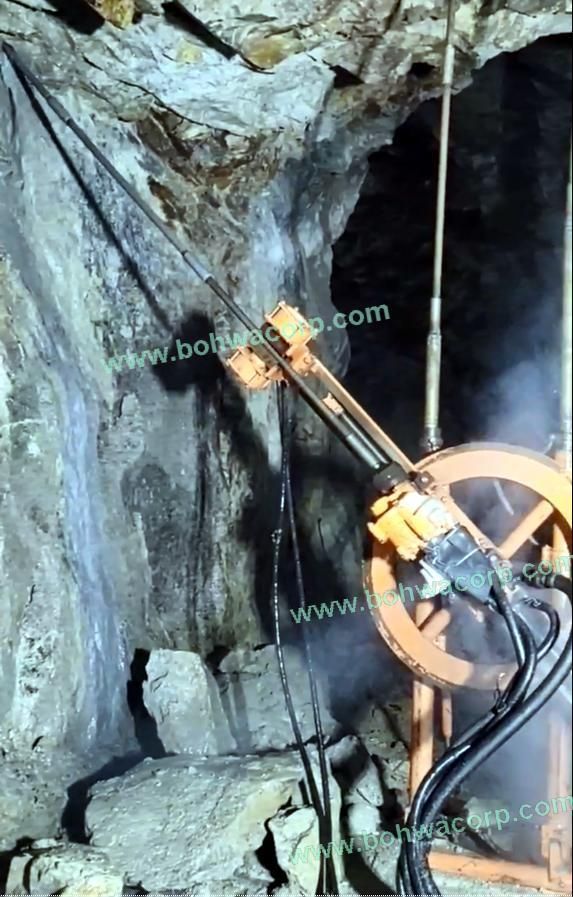 Portable Tunnel Rocks Fan Blasthole Drilling Machine