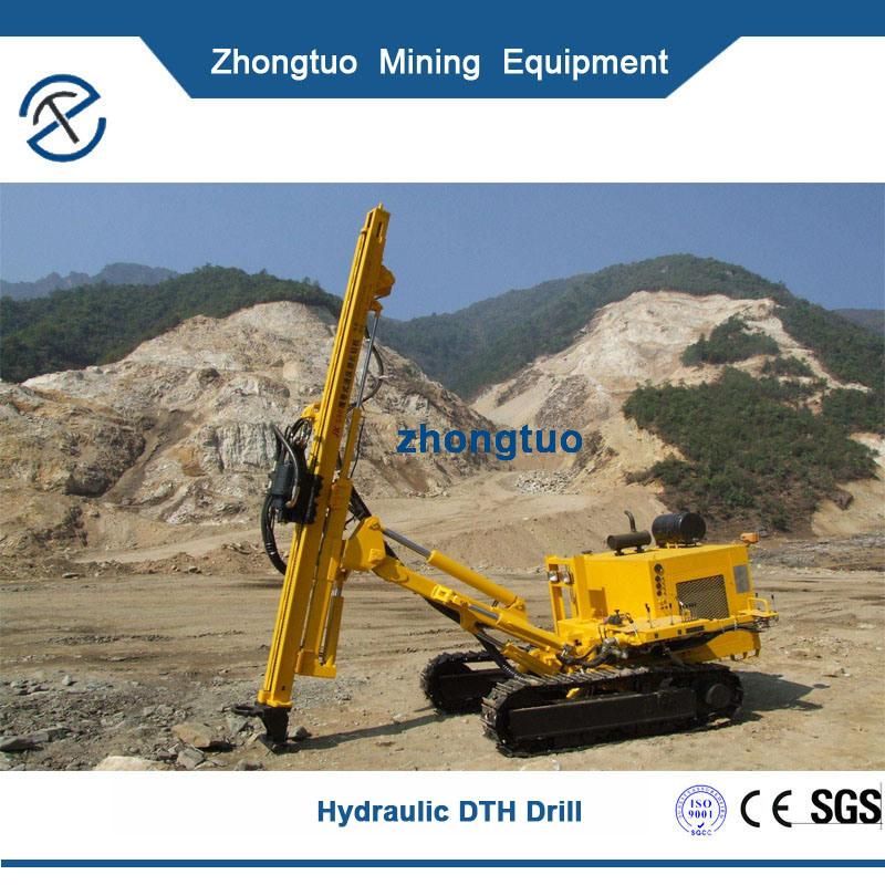 Hydraulic DTH Crawler Drilling Rig with Various Bits and Rod