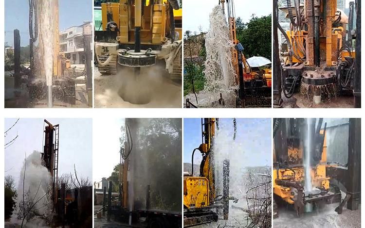 Sell Crawler Rotary Drilling Depth 180m Water Well Drilling Rig Machine Pneumatic Drill Rig
