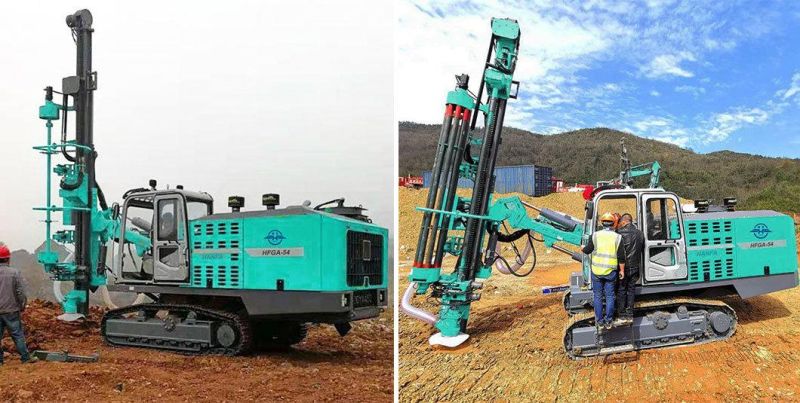 High Maintenance Efficiency 266kw DTH Drilling Rig for Open Use