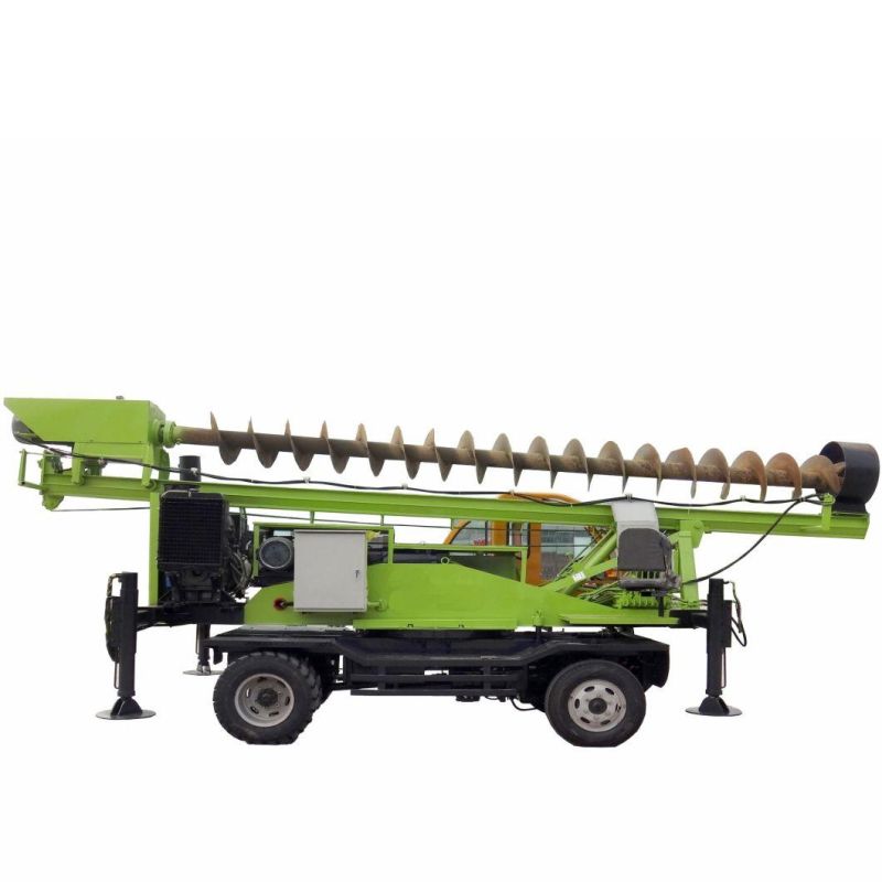 Wheeled 360-6 Hydraulic Walking Rotary Pile Driver with Self-Adaptive Techniques for Sale