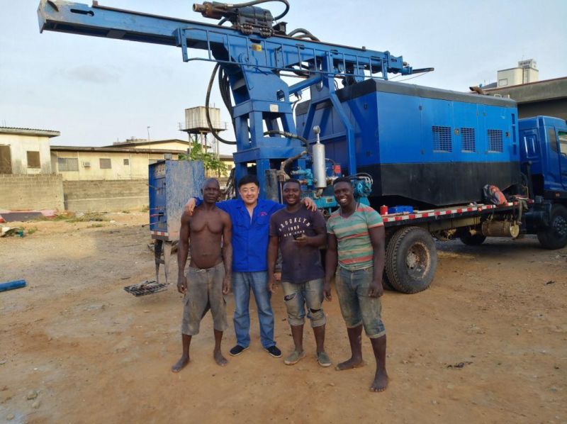 Water Well Drilling Rig Truck Mounted Driller T-Sly550