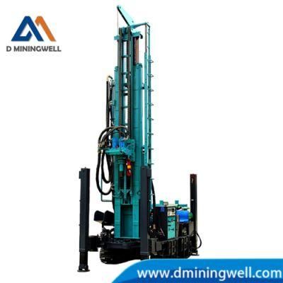 Drilling Depth 100 to 1000 Meter Crawler Pneumatic Rotary Water Well Drilling Rig Machine Prices for Sale