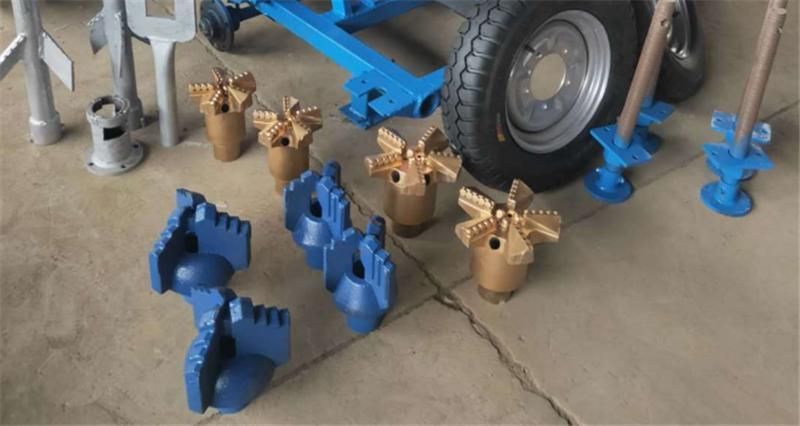 120 Meters Electric Hydraulic Folding Drilling Rig Electric Lifting Drill Rig Machine Water Well Drilling Equipment