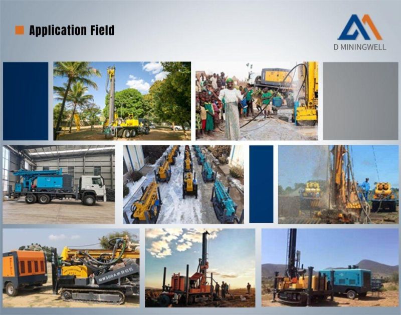 D Miningwell Mwdl-350 800m Rotary Core Sampling Crawler Hydraulic Geological Exploration Small Hole Core Drill Rig