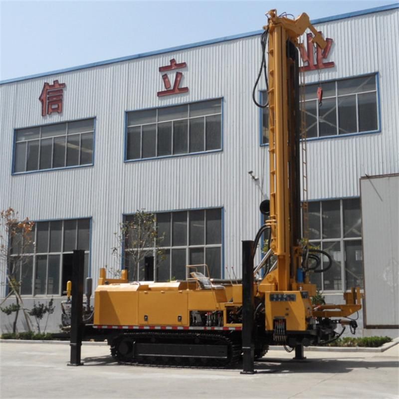 Hydraulic Deep Crawler Mounted Water Well Borehole DTH Drilling Rig