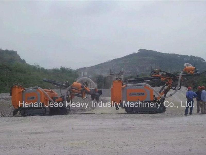 Integrated Rock Blasting Drilling Rig with Air Compressor for Mining