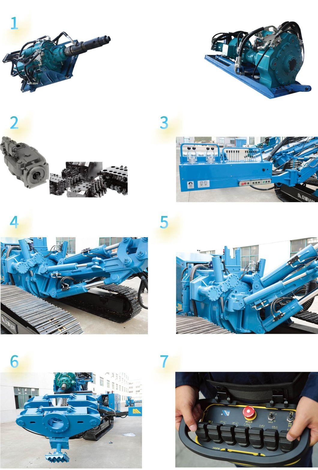 Crawler Drill Top Drive Engineering Foundation Hydraulic Drilling Machine