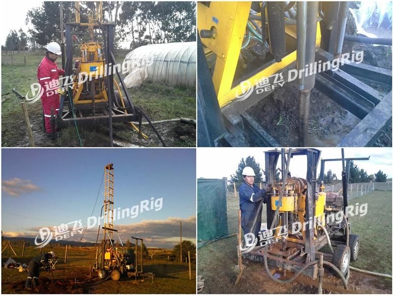 200m Used Mini Water Well Rotary Drilling Rig