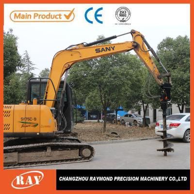 Ray Attachments Hydraulic Earth Auger Tree Auger Earth Auger Post Hole Digger for Tree Planting with High Power