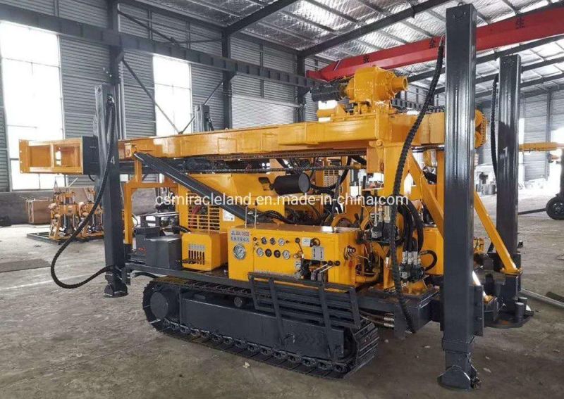 Jdl-280 Crawler Mounted Mechanical Top Drive Mud/Air Drilling Rig