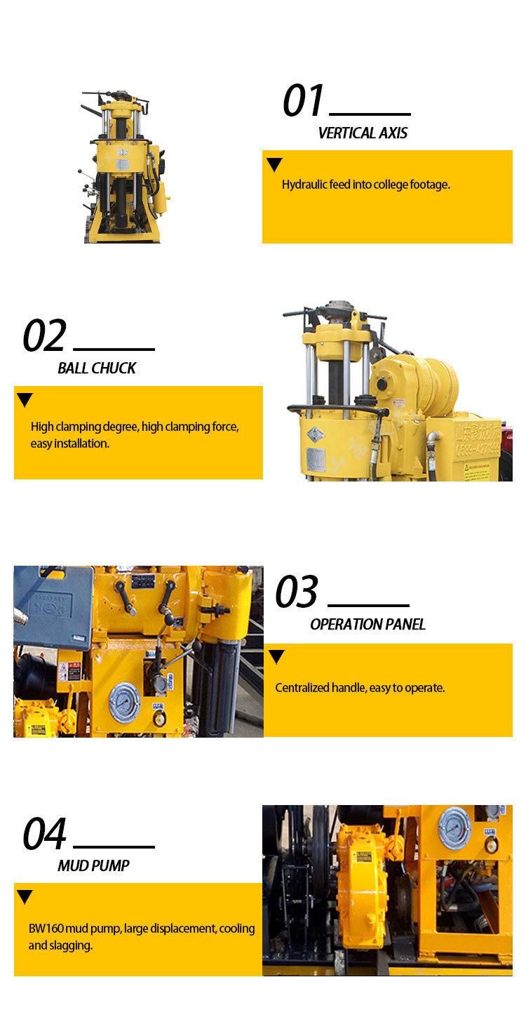 DTH Multifunctional Portable Deep Borehole Water Well Drill Rig