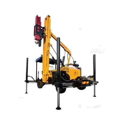 Maintenance Road Safety Gardrail Driver for U O Shape Pile Installation