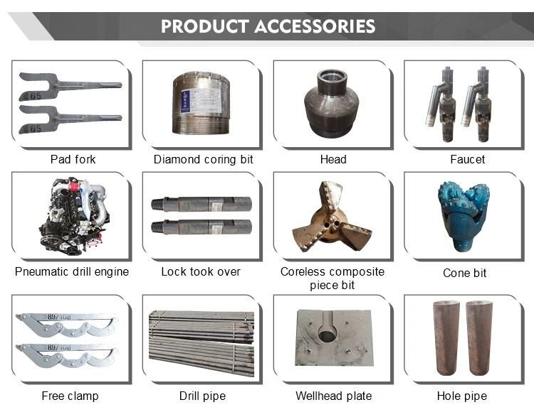 Supply Portable Borehole Drilling Machine Water Driling Machine Drilling Rig