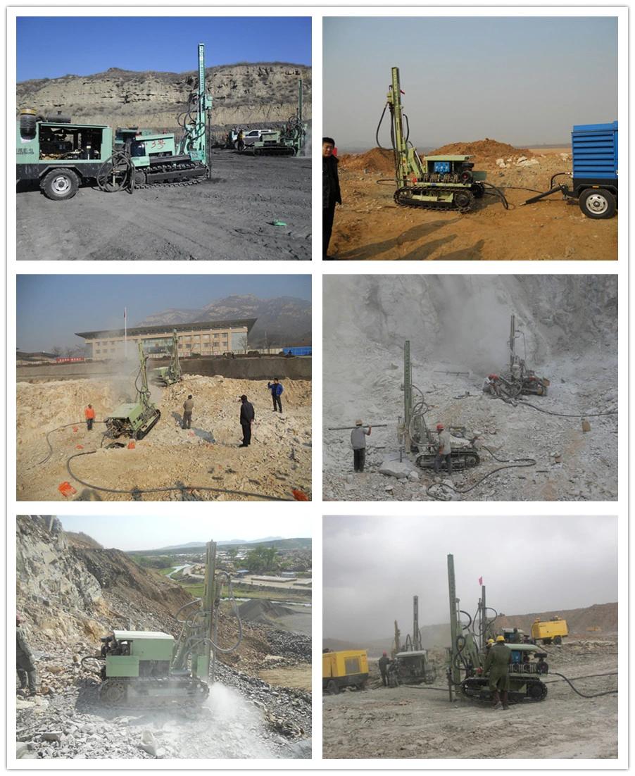 D100ya2-2 Mine DTH Borehole Drilling Rigs with Air Compressor for Kenya Pneumatic Drilling