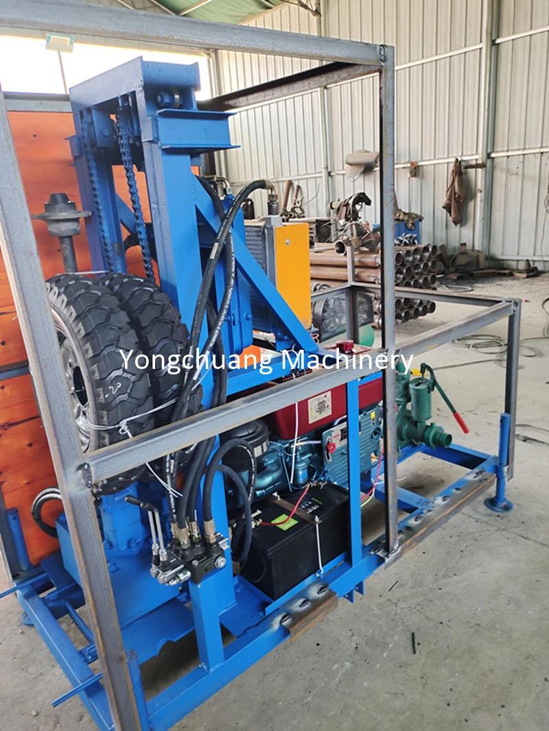 Hydraulic Drilling Machinery with Water Pipe and Water Pump