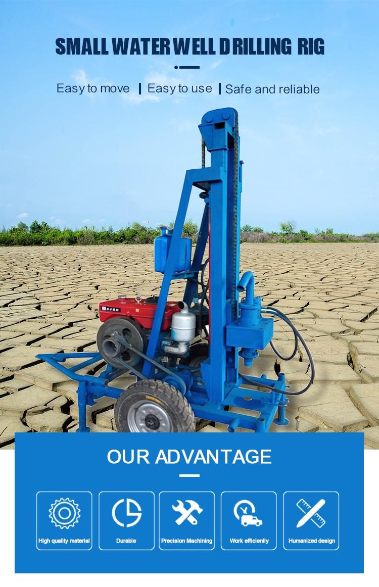 Portable Water Well Drilling Rigs Water Drilling Machine for Sale