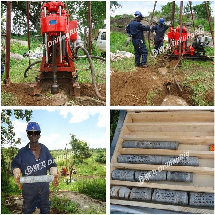 Drill Machinery Rock Core Bore Borehole Water Well Drilling Rig Machine