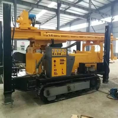 260m Drilling Rig Water Well Crawler Borehole Drilling Rig with Air Compressor