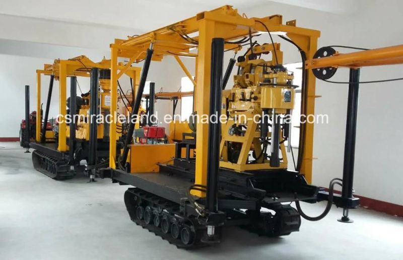 Crawler Mounted Hydraulic Mud Rotary Borehole Water Well Core Drilling Rig Price (YZJ-200Y)