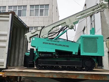 Hf220y Low Price Crawler Type Water Well Drilling Rig