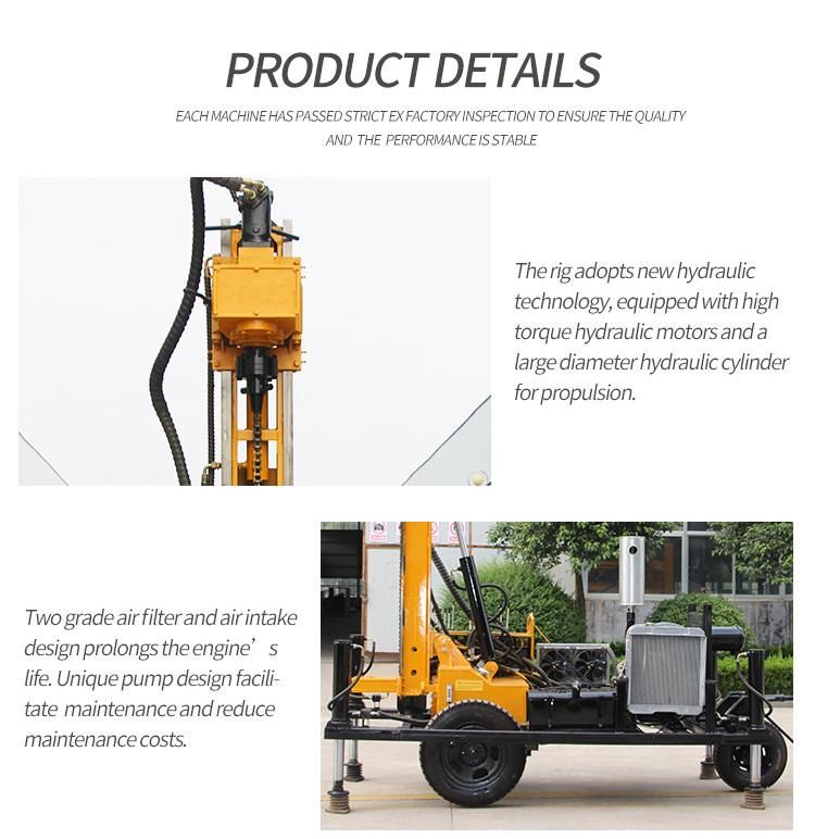 Pneumatic Rock Drilling Rig Machine