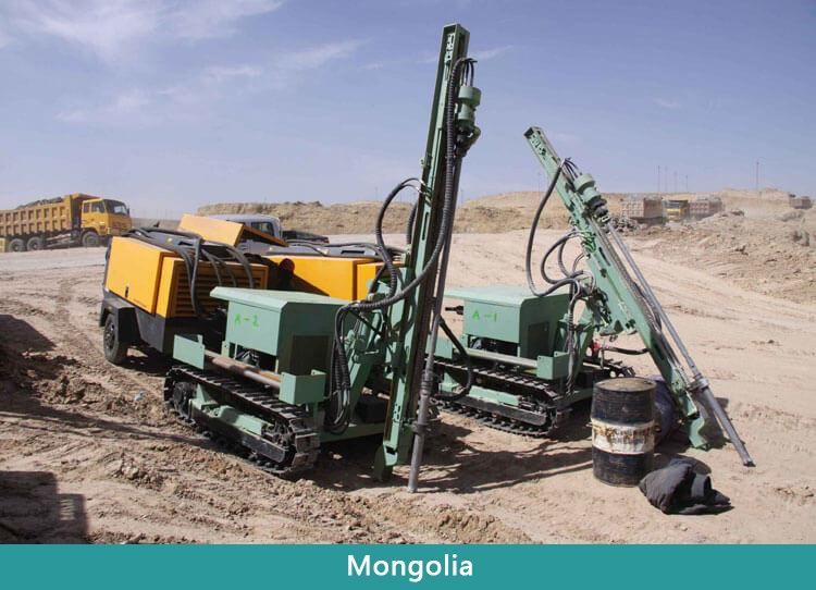 Mobile Phneumatic Blast Hole Excavator Drilling Rig (hf100ya2)