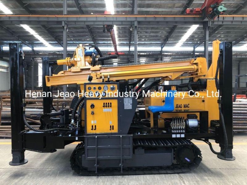 350m Deep Crawler Water Well Drilling Equipment for Hard Rock