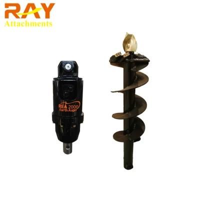 Ray Ground Hole Drilling Machine Hydraulic Auger Drill Bit Hole Digger Machine for Drilling Earth