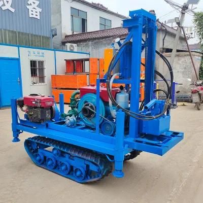 Portable Diesel 100 Meter Water Well Drilling Rig Machine