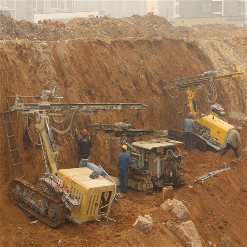 Hydraulic Anchor Drilling Rig for Slope Protection Stabilization