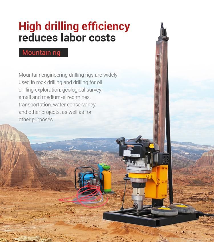 Core Drilling Rig Mining Mountain Sampling Rig Pillar Backpack Drill Drilling Machine Hammer Drill Portable Drilling Machine