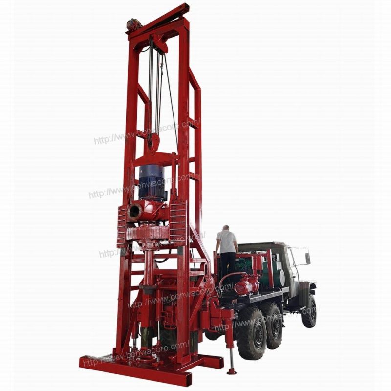 Hydraulic Air Reverse DTH Drilling Rig on Crawler or Truck Chassis