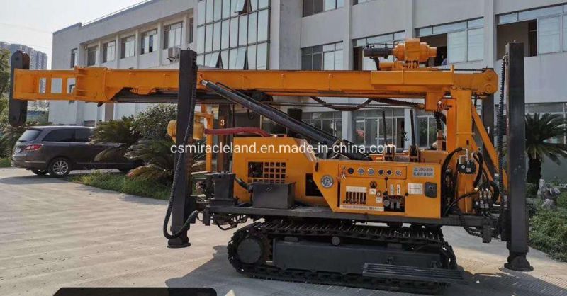 Jdl-280 Crawler Mounted Mechanical Top Drive Mud/Air Drilling Rig