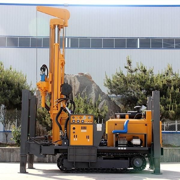 Miningwell Drilling Depth 100 to 1000 Meter Crawler Pneumatic Rotary Water Well Drilling Rig Machine