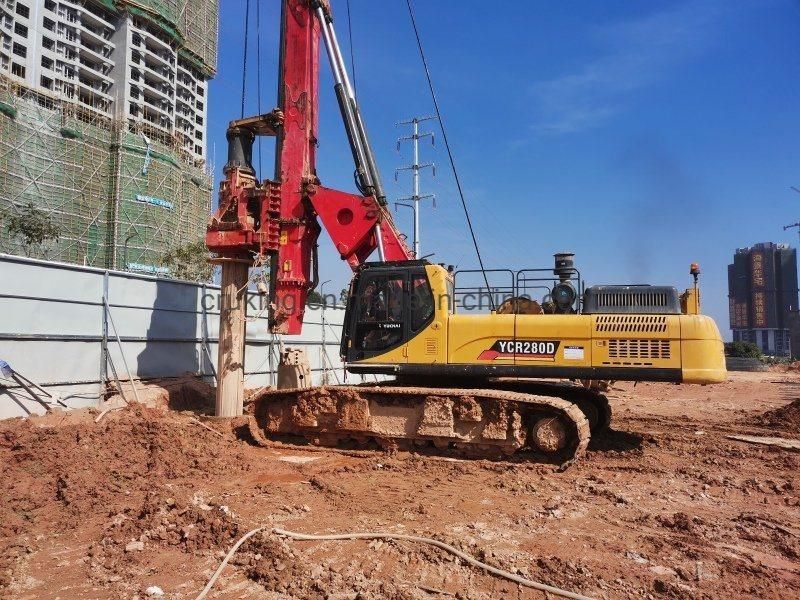 Yuchai Small Rotary Drilling Rig with Diesel Engine Ycr280d