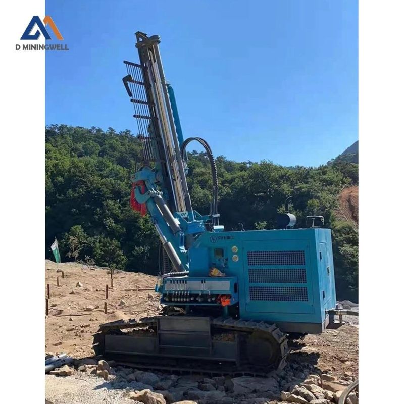 D Miningwell Drill Rig DTH 203mm Drilling Rig for Sale Down-The-Hole Crawler Drilling Rig Rig Mining Set