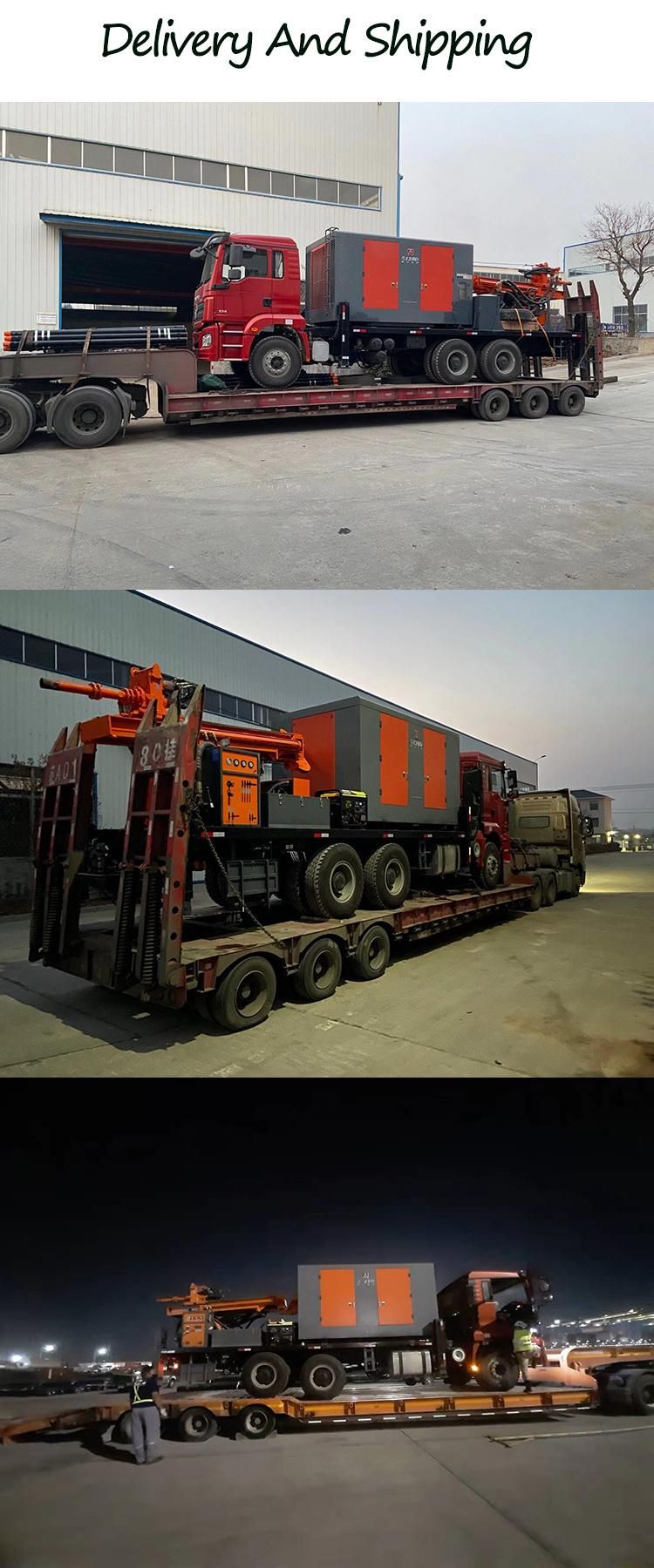 300m Depth Truck Mounted DTH Oil Mine Drilling Rig