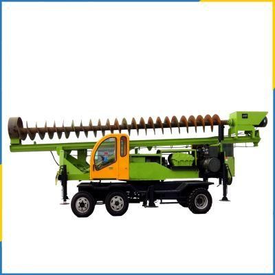 Factory Manufacturer Wheeled 360-8 Hydraulic Rotary Drilling Rig Pile Driver