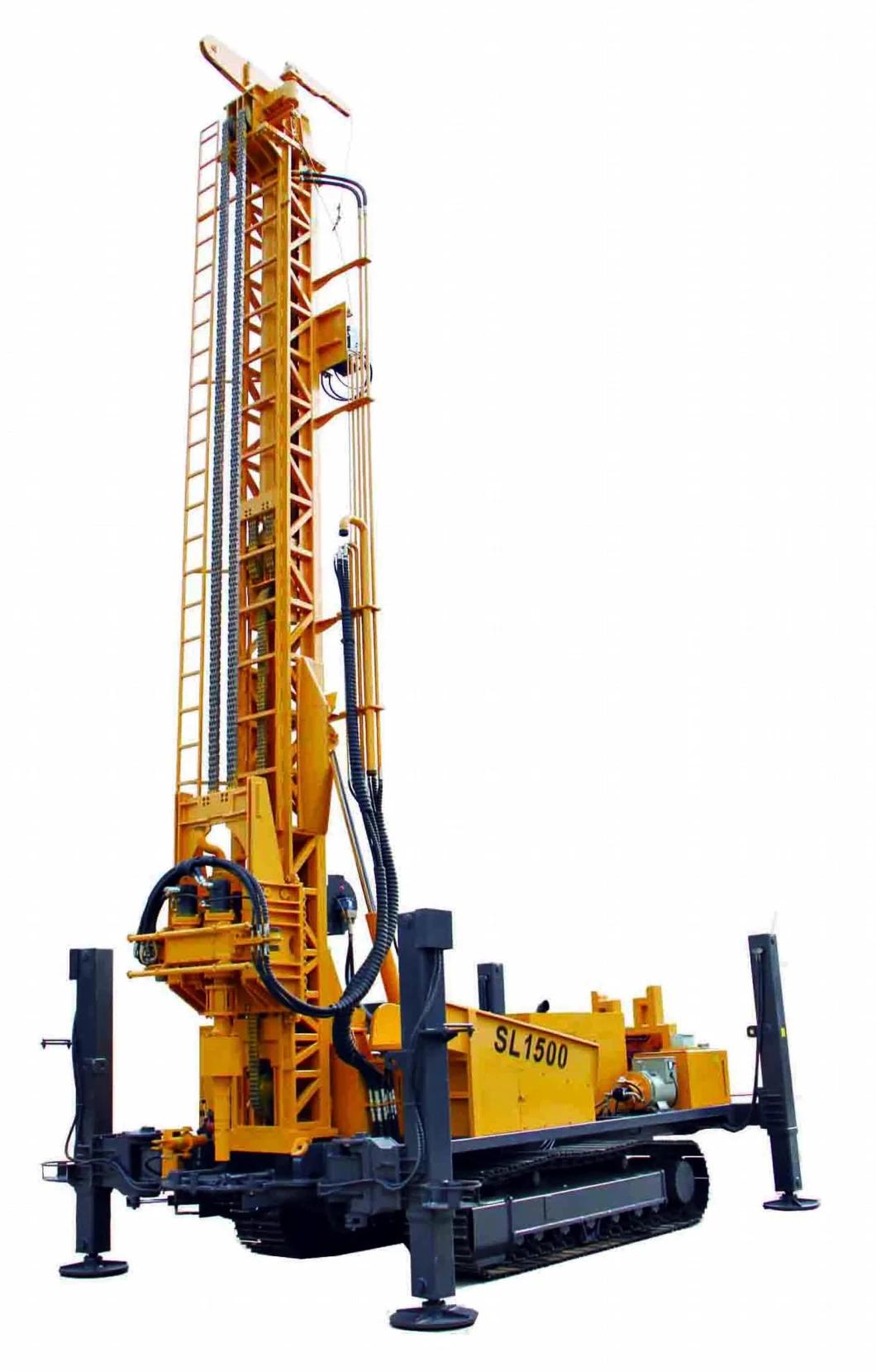 1000-1500 Depth Top Drive Water Well Drilling Rig